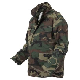 Rothco M-65 Field Jacket Winter Jacket, Woodland Camo, 4X-Large
