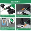 Ackweng Drain Snake 50 Ft, Plumbing Snake for Sink with