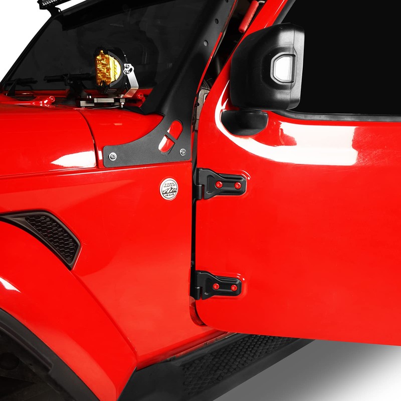 Hooke Road for Jeep Door Hinge Kit Compatible with Jeep