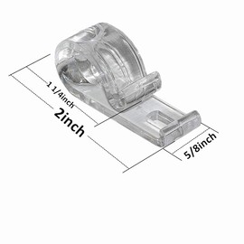 4pcs Clear Plastic Saftey Chain and Cord Guide Fixation Hook for Bead Chain