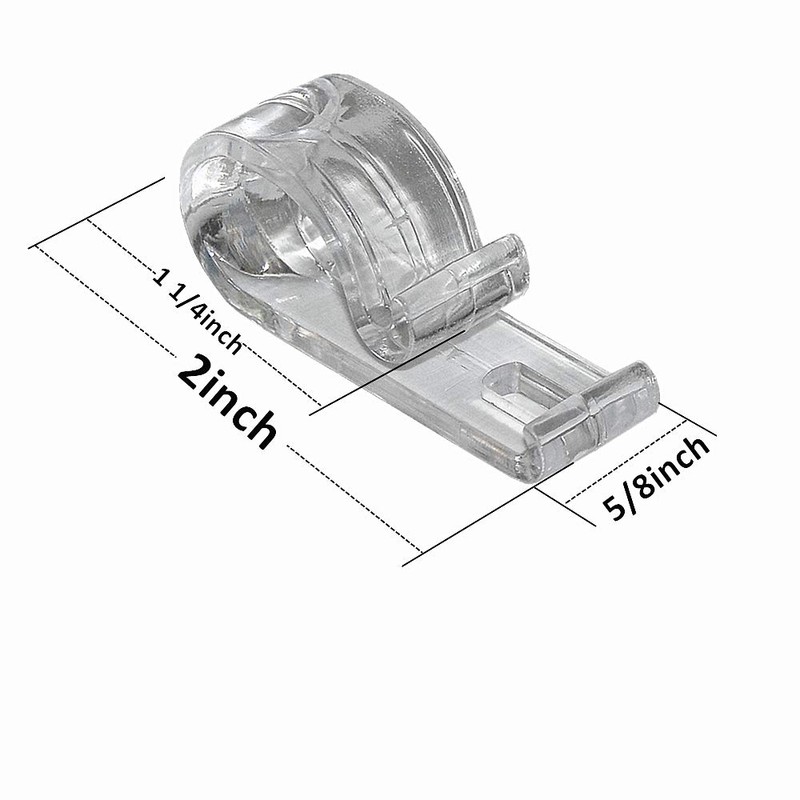 4pcs Clear Plastic Saftey Chain and Cord Guide Fixation Hook