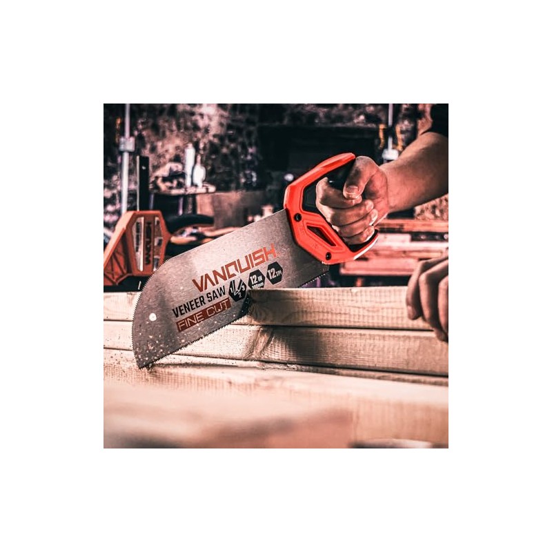 Vanquish Veneer Hand Saw for Wood Cutter/Pruning/Wood Working Carpentry Handsaw