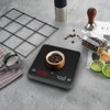 HUAJUN Mini-Kaffeewaage mit Timer und USB-Ladegerät, 2 kg/0,1 g, Espressowaage,