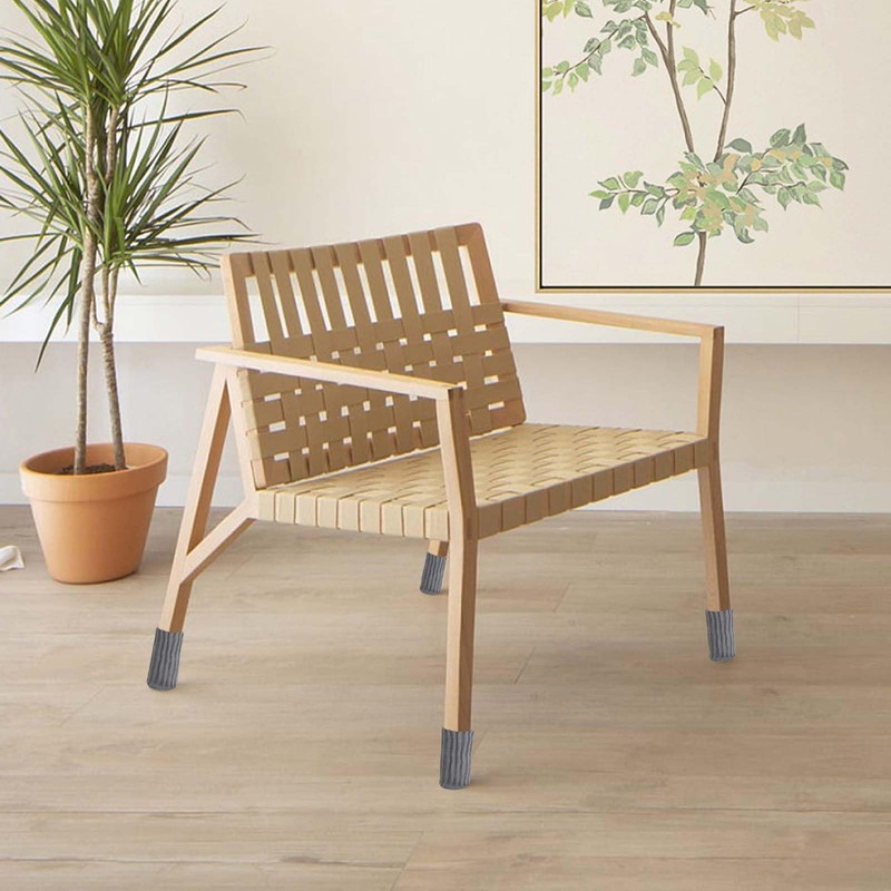 16PCS Chair Socks, Chair Leg Socks with Felt Pads, Knitted