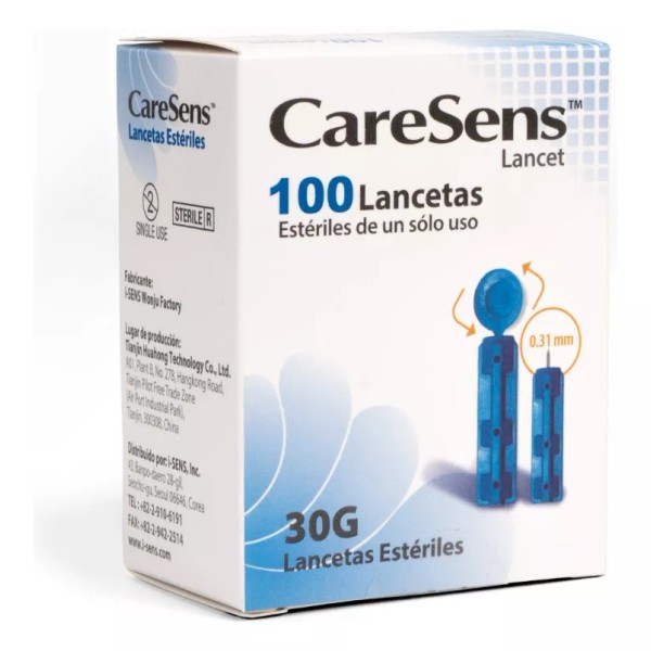 Caresens C/100 Lancetas Esteriles Universales