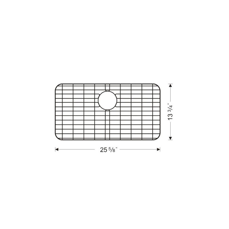 Wells Sinkware Kitchen Sink Bottom Grid Protectors 25.63 x 13.75