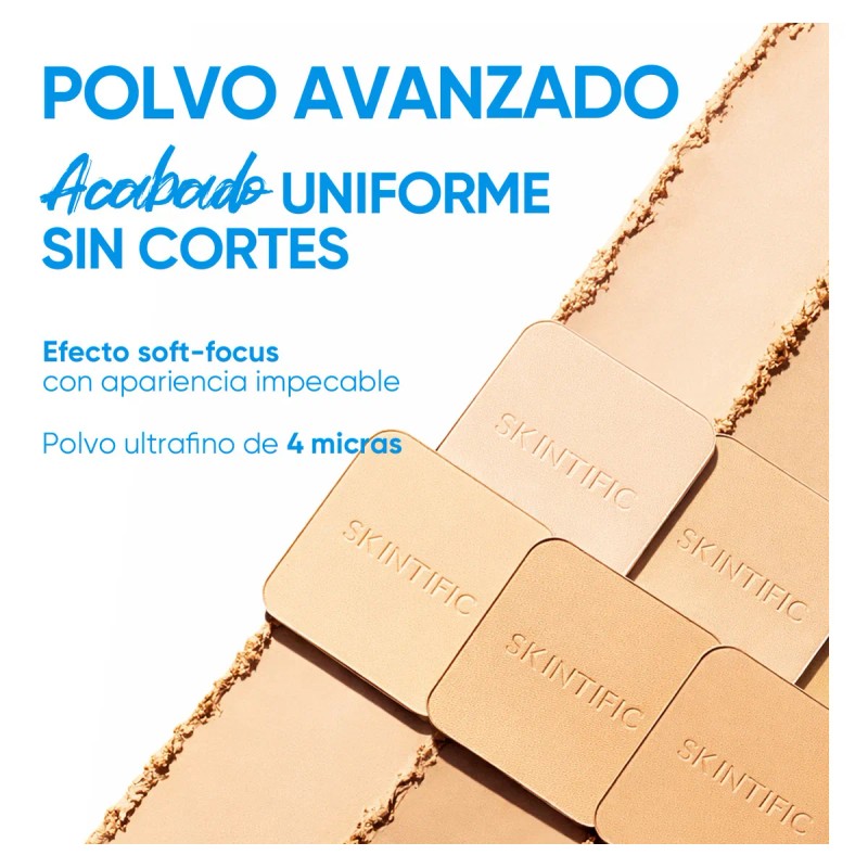 Skintific Base En Polvo Ultra Cover Mate Alta Cobertura