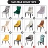 FORCHEER Wing Back Dining Chair Covers Set of 2 Floral