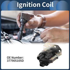 INFINAUTO Ignition Coil Ignition Coil Pack No.377905105D for Volkswagen Pointer 2000-2004
