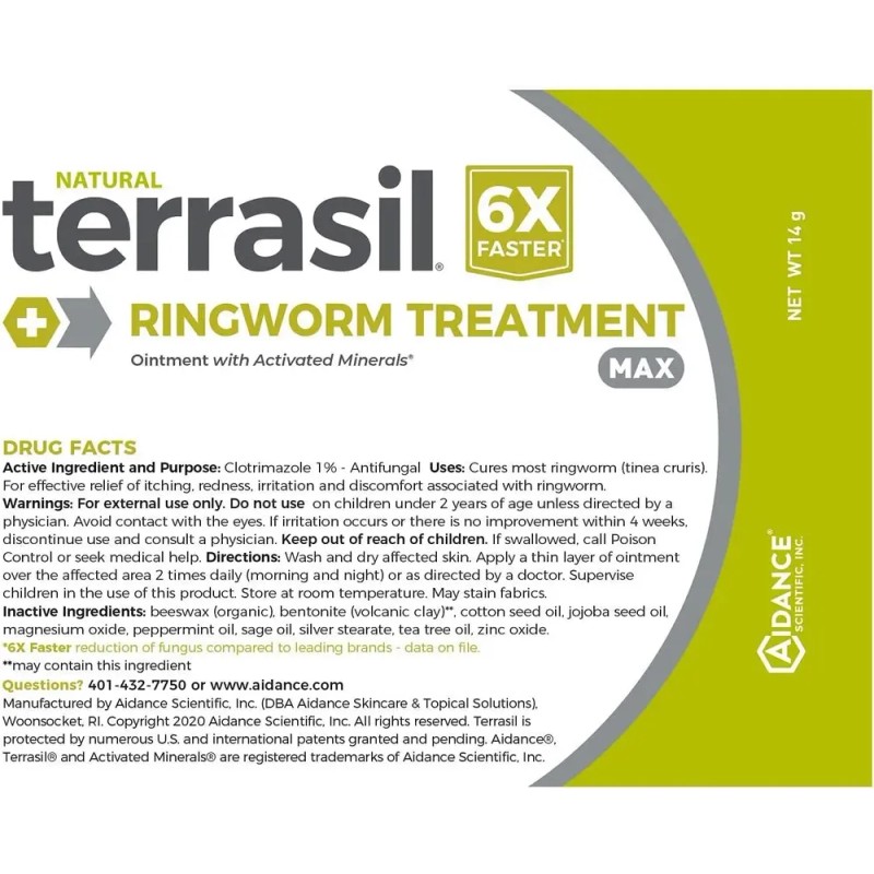Crema Antimicótica Terrasil Para El Tratamiento De La Tiña,