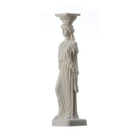 BeautifulGreekStatues Column Caryatid Statue Acropolis Athens Greek Roman Alabaster 9.8"