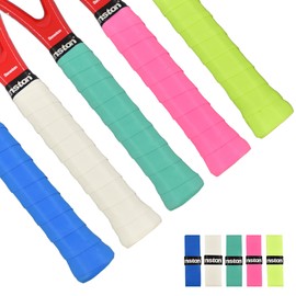 Senston 3/5 Pack PU Racquet Grip Tennis/Badminton/Squash Anti Slip Super Absorbent Overgrip Handle Grip