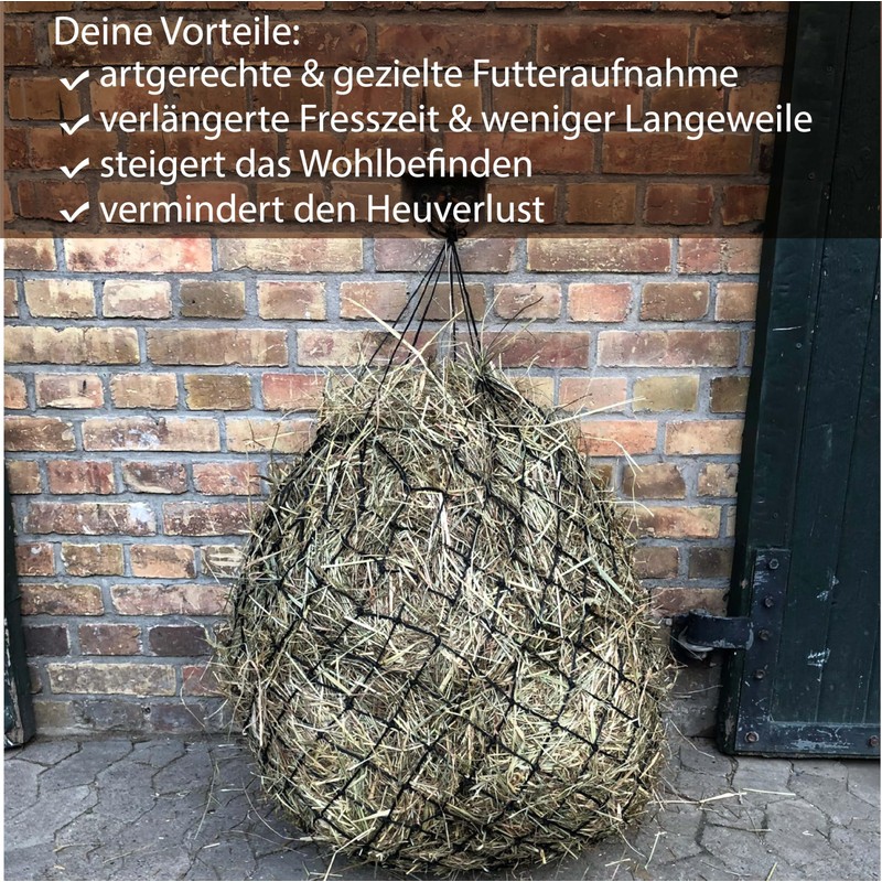 Hay Net for Horses Tight Mesh, Species-Appropriate Feeding, Improves Digestion