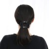 2 x schwarz Plastik Damen Barrette Haarpin Haarklammer Haar Clip