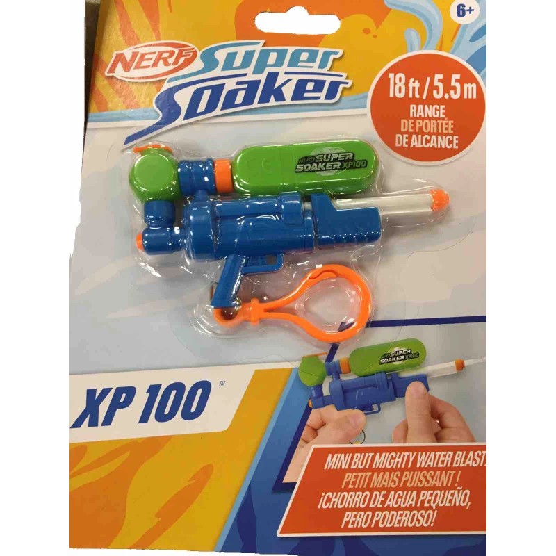 Hasbro Nerf Mini Super Soaker XP100 Gr/Or & XP100 Gr/Or/Bl