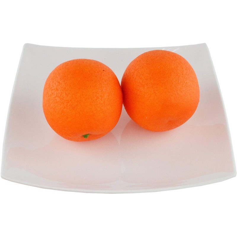 10Pcs Artificial Lifelike Simulation Orange Set Fake Fruit for Home
