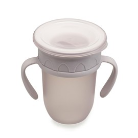 nouka All Around Cup | Leak Proof and Easy Grip | Removable Handles | Bloom