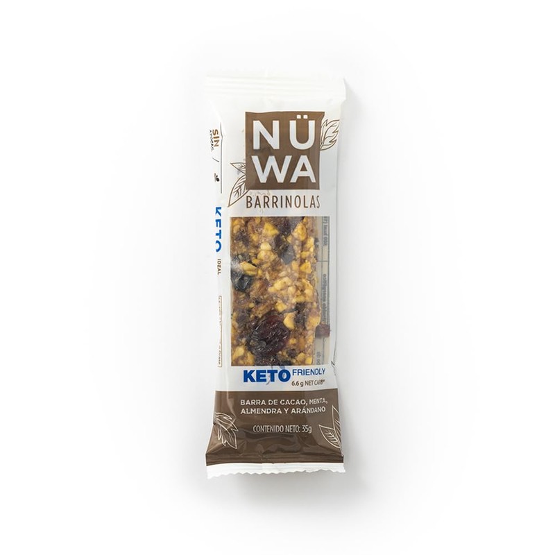PACK NÜWA KETO: Barritas de Cacao, Almendra y Frutos Secos