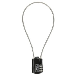 Candado de bloqueo de combinación de alambre, diámetro de alambre de 3/24 pulgadas, circunferencia de 16 pulgadas, adecuado para equipaje de viaje, mochila, casco de ciclismo, armario pequeño, armario de gimnasio, maleta