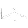 TSY TOOL 30 Pcs of Stainless Steel Wire Coat Hangers