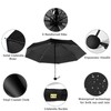Travel Mini Travel Windproof Umbrella Compact Auto Small Lightweight Protection