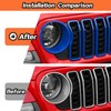 JeCar Grill Inserts for Jeep Wrangler JL JLU 2024+ Grill
