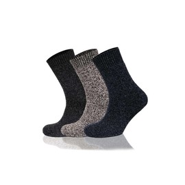 Aytuğ Çorap Wool Socks - 3 Pairs of Norwegian Socks, Colourful Knitted Socks - Merino Wool Socks - Thick Winter Socks for Men - Wool Socks, Multiple colours