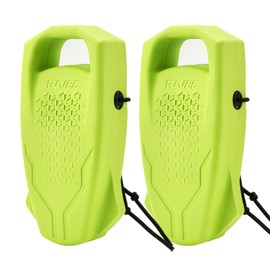 RKV86 Boat Fenders, Boat Bumpers for Docking, EVA Marine Grade Pontoon Fenders, Easy to Install Fit for Bass Boat, Jon Boat, Pontoon, Fishing Boats and Jet Ski (2 Pack, Green)