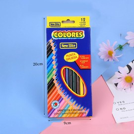 ZXfad Set of 12 Colouring Pencils for Children and Adults (Artist Quality)