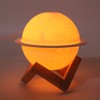 Mini Planet Humidifier LED Moon Lamp Diffuser Rechargeable Planetary USB