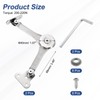 sourcing map 2Pcs Lid Support Hinge, 200-220N Adjustable Hinge Damper