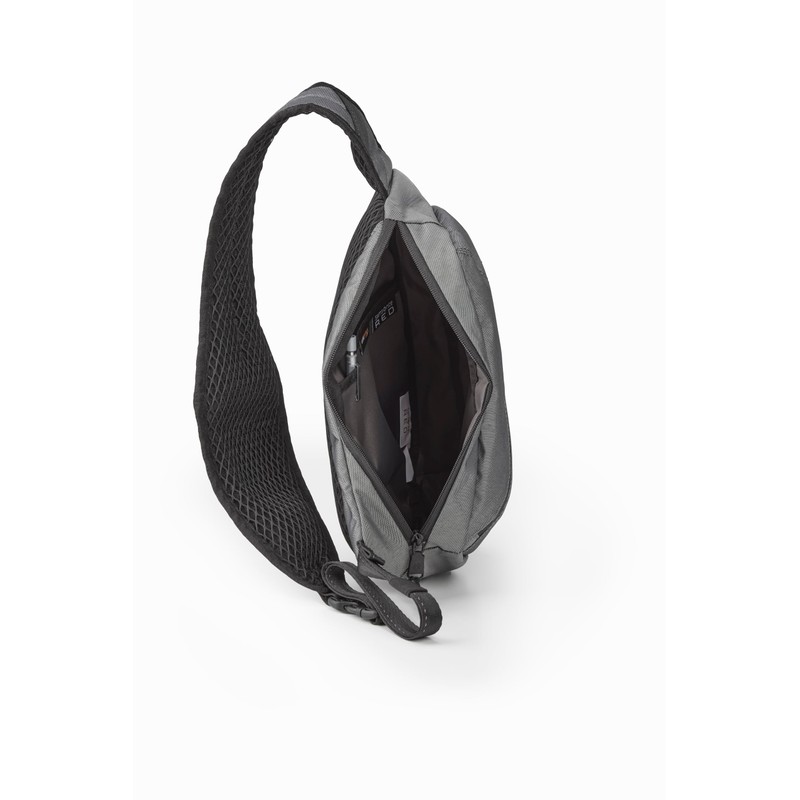 Samsonite Red Exsac Future Men's Women's Sling Bag, Lightweight, Silver