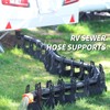 OULEME 30FT RV Sewer Hose Support, Black Tank Hose Holder