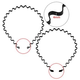 Unisex Face Wash (Wire Headband Type C Small) Wave Hairband Men Women / 남녀공용 세안 세수 (철사 머리띠 C타입 소형) 웨이브 헤어밴드 남자 여자