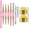 Nail Art Brushes Set-pink