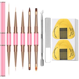 Nail Art Brushes Set-pink