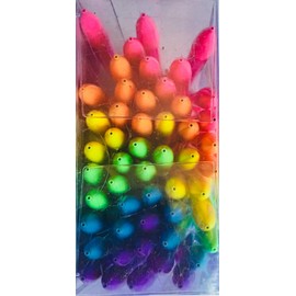 No. 2 Mechanical Pencils (Bright Multicolored, 3 Leads in Each) [50 Count] (50)