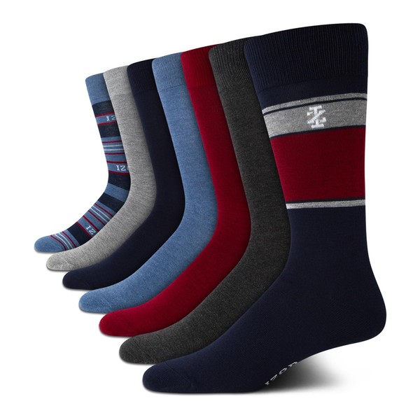 IZOD Mens Dress Socks - 7 Pack Lightweight Stretch Stay