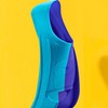 2pcs Swim Fins 2 Colour Blue Silicone Anti Slip Swimming