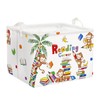 Clastyle Reading Corner School Classroom Book Basket with Handle 36L