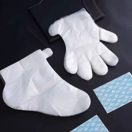 Joyoung 일회용 발보습랩 손보습랩 100P 위생 비닐 장갑 커버 [■아래옵션중선택] Disposable Foot Moisturizing Wrap Hand Moisturizing Wrap 100P Hygiene Vinyl Glove Cover [■Select from options below]