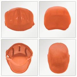 [RUNQIU] Spring/Summer Men's & Women's Hat | UV Protection & Breathable Mesh Comfortable Wearing | Simple and Stylish Hunting, Casket, Beret Hat | Perfect for Golf, Travel, Outdoor Activities,