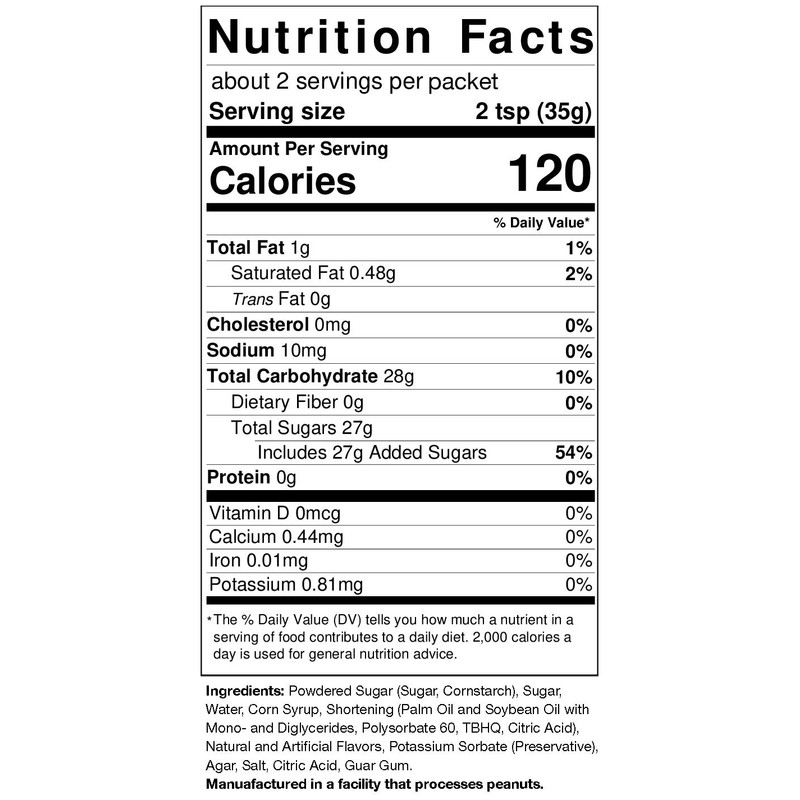 Clown Global Brands Vanilla Icing | 198ct - 2oz Packets