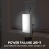 Sunbeam 3-Pack Emergency Power Failure Night Lights, 5-in-1, Multi-Color LED