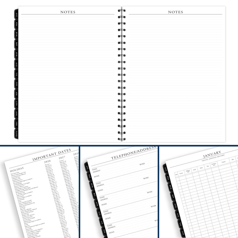AT-A-GLANCE 2026 Weekly Monthly Refill for 70-NX81, 8-1/4" x 11",