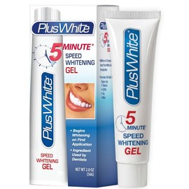 PLUS WHITE - Gel Blanqueador Dental Rápido y Seguro para Esmalte - Resultados Visibles en Minutos - Uso en Casa - 56 g (2 oz)