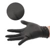 R&C Components Ltd Black Nitrile Gloves Heavy Duty Grip Textured