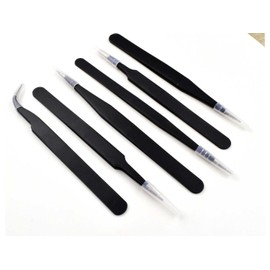 CANADUINO® 6 pcs. ESD Anti-Static SMD Electronics Tweezers