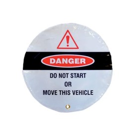 Steering Wheel Lockout Cover, 600mm, Helps Prevent Unauthorised Use, Can Be Locked With A Padlock