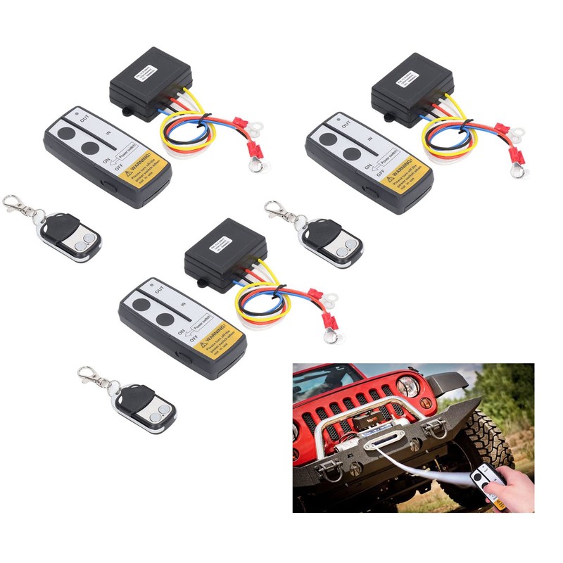 12V 24V Recovery Wireless Winch Remote Control Kit for Truck